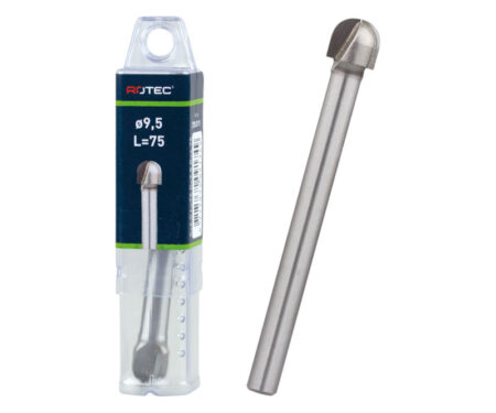 Houtrotfrees HM R9.5 x75mm S-8