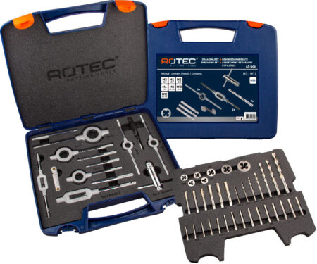 45dlg. handtappen-snijplaten-boren