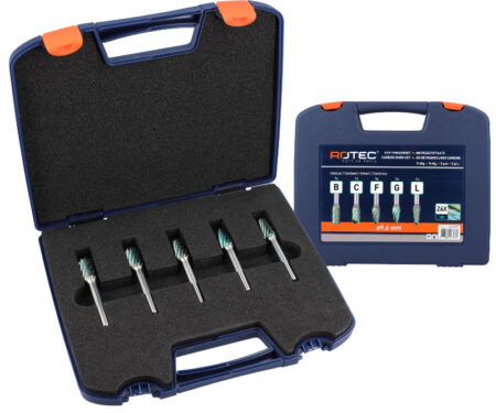 5-dlg. set stiftfrezen ř6/Z6X greencoat