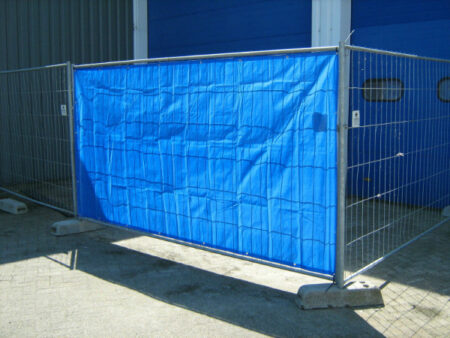 Bouwhekkleed blauw 1.76x3.41mtr.