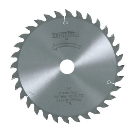 Mafell zaagblad HM 160x1.2/1.8x20 Z32 WZ