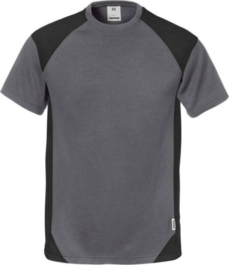 Fristads T-Shirt grijs/zwart 7046 THV