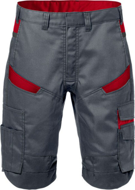 Fristads short grijs/rood 2562 STFP