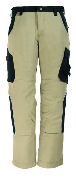 FHB werkbroek Bruno beige-zwart Mt.48