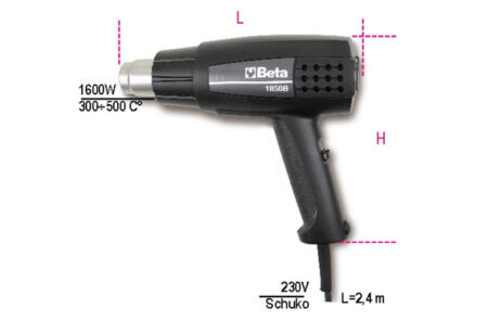 Beta heteluchtpistool 500C 1600W