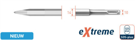 Beitel SDS+ EXTREME punt 250mm