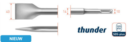 Beitel SDS+ THUNDER spadebeitel