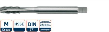 HSSE machinetap DIN371 M10x1,5
