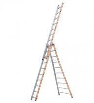 Reformladder 3x10 met uitgebogen bomen