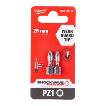 Milwaukee bits Pzd 1x25mm (2stk)