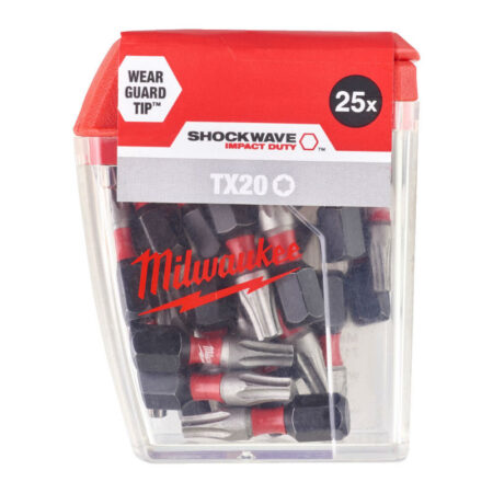 Milwaukee bits Tx. 20x25 (25stk)