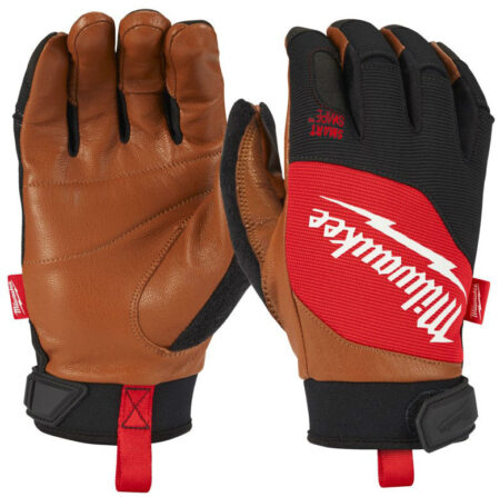 Hybrid lederen handschoen