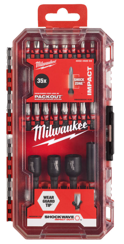 Milwaukee shockwave bitset 35dlg PO