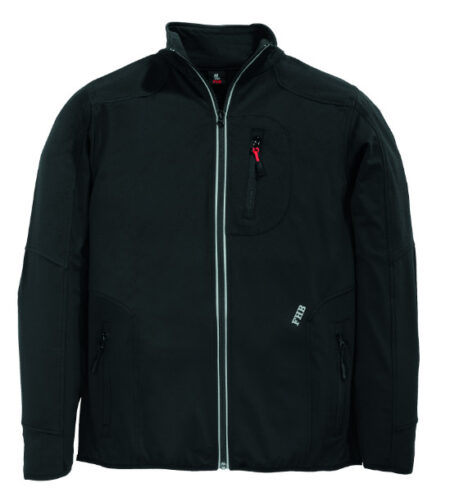 FHB jersey fleece jack zwart mt.M