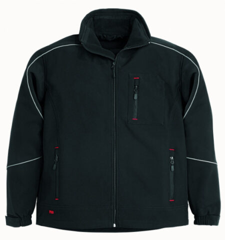 FHB softshell jack zwart mt.M