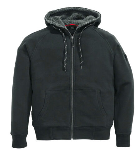 FHB sweater jack gevoerd zwart mt.L