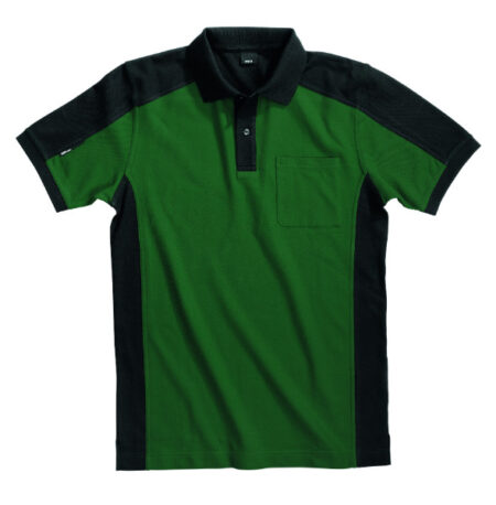FHB polo shirt groen-zwart mt.M
