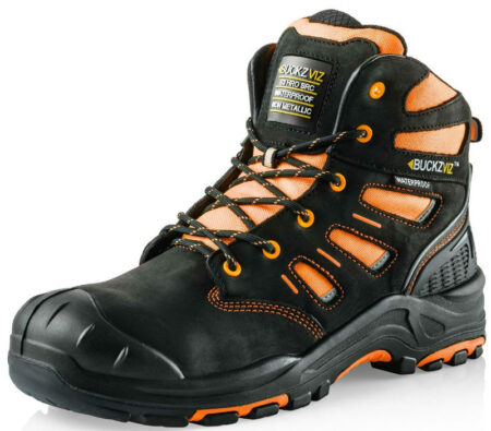 Werkschoen BUCKZ VIZ zw/oranje Mt.47