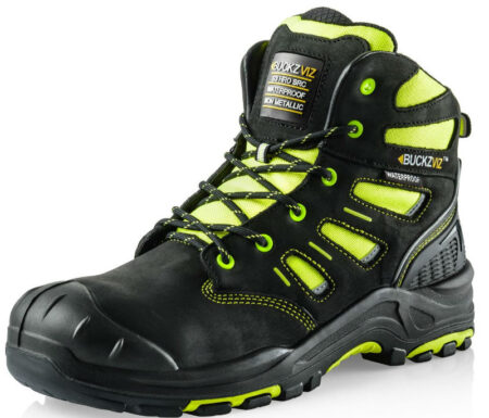 Werkschoen BUCKZ VIZ zwart/geel Mt.42