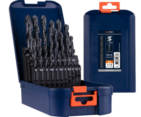 HSS-R Cassette DIN 338N 1-13 25 dlg.