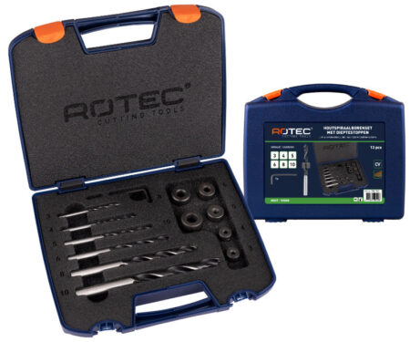 13 dlg. houtboorset 3,0 - 10,0