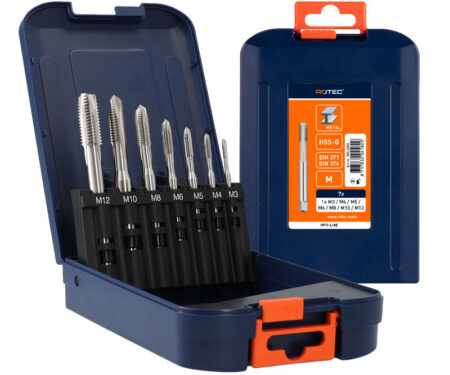 7 dlg. HSS-E machinetapcassette M3-M12