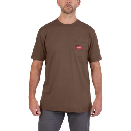 Milwaukee WTSS T-shirt KM bruin Mt.XL