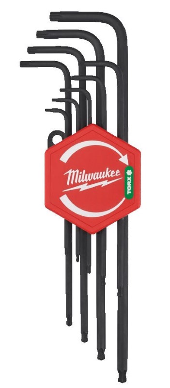 Milwaukee 9-dlg Torxsleutelset kogel