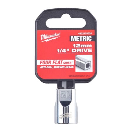 1/4" dop metrisch 12.0mm