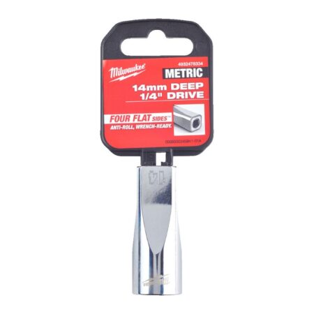 1/4" lange dop metrisch 14.0mm