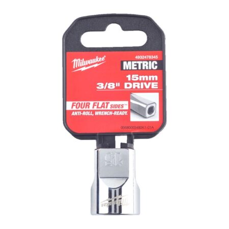 3/8" dop metrisch 15mm