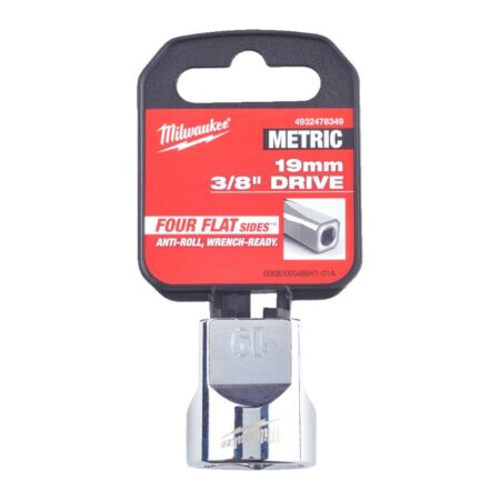 3/8" dop metrisch 19mm