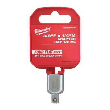 Verloop van 3/8" inw naar 1/4" uitw.