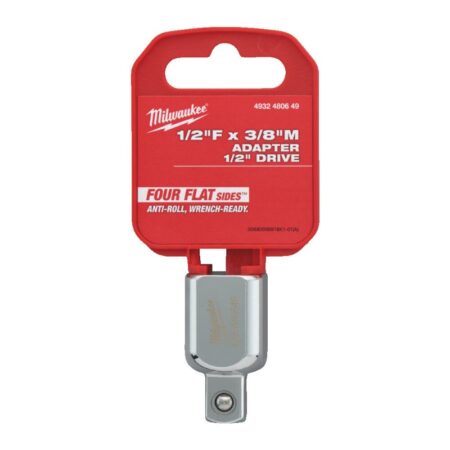 Verloop van 1/2" inw naar 3/8" uitw.