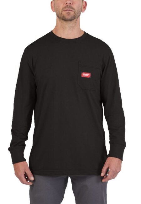 Milwaukee WTLS T-shirt LM zwart Mt.S