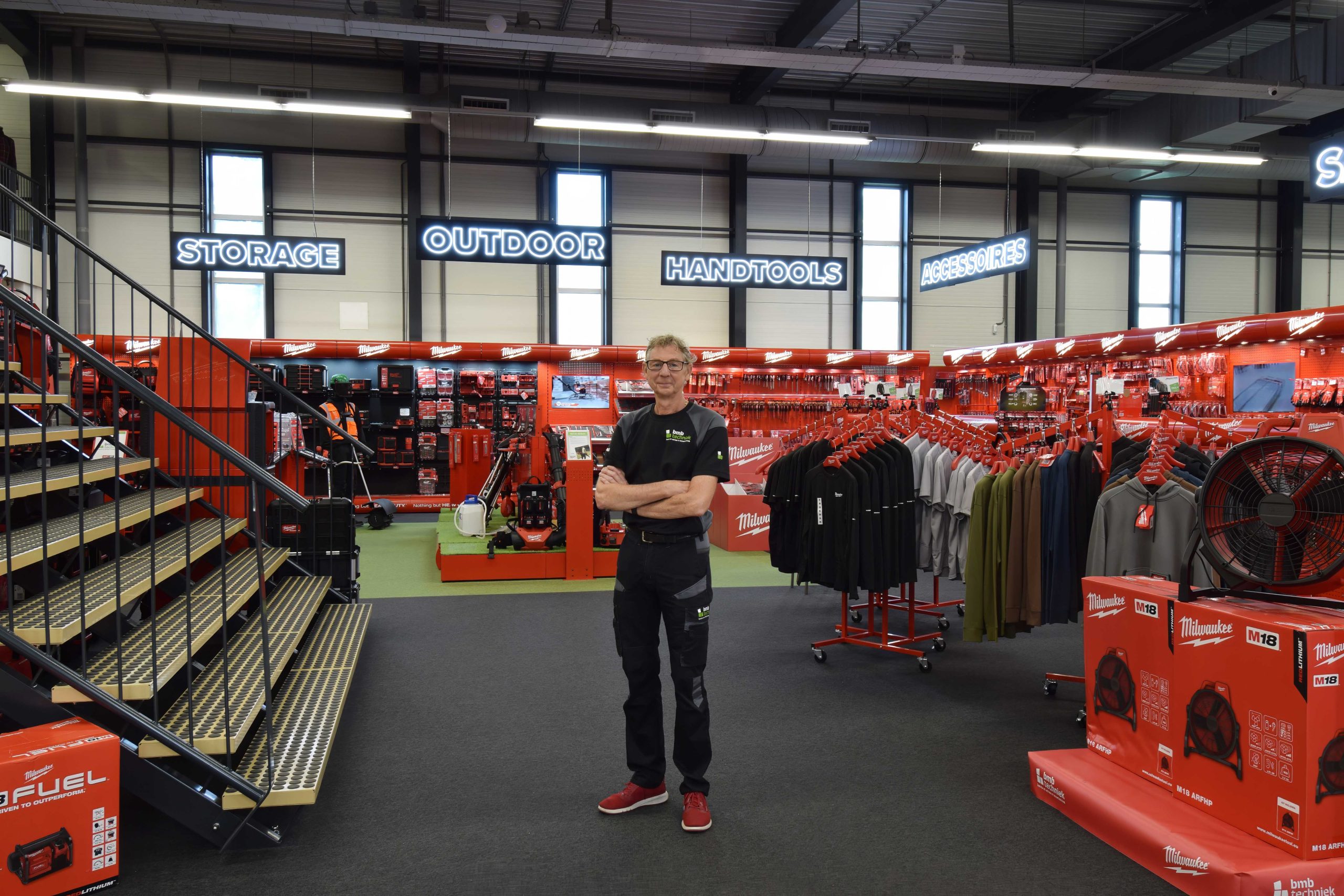 Patrick van Hal van BMB Techniek voor floormanager