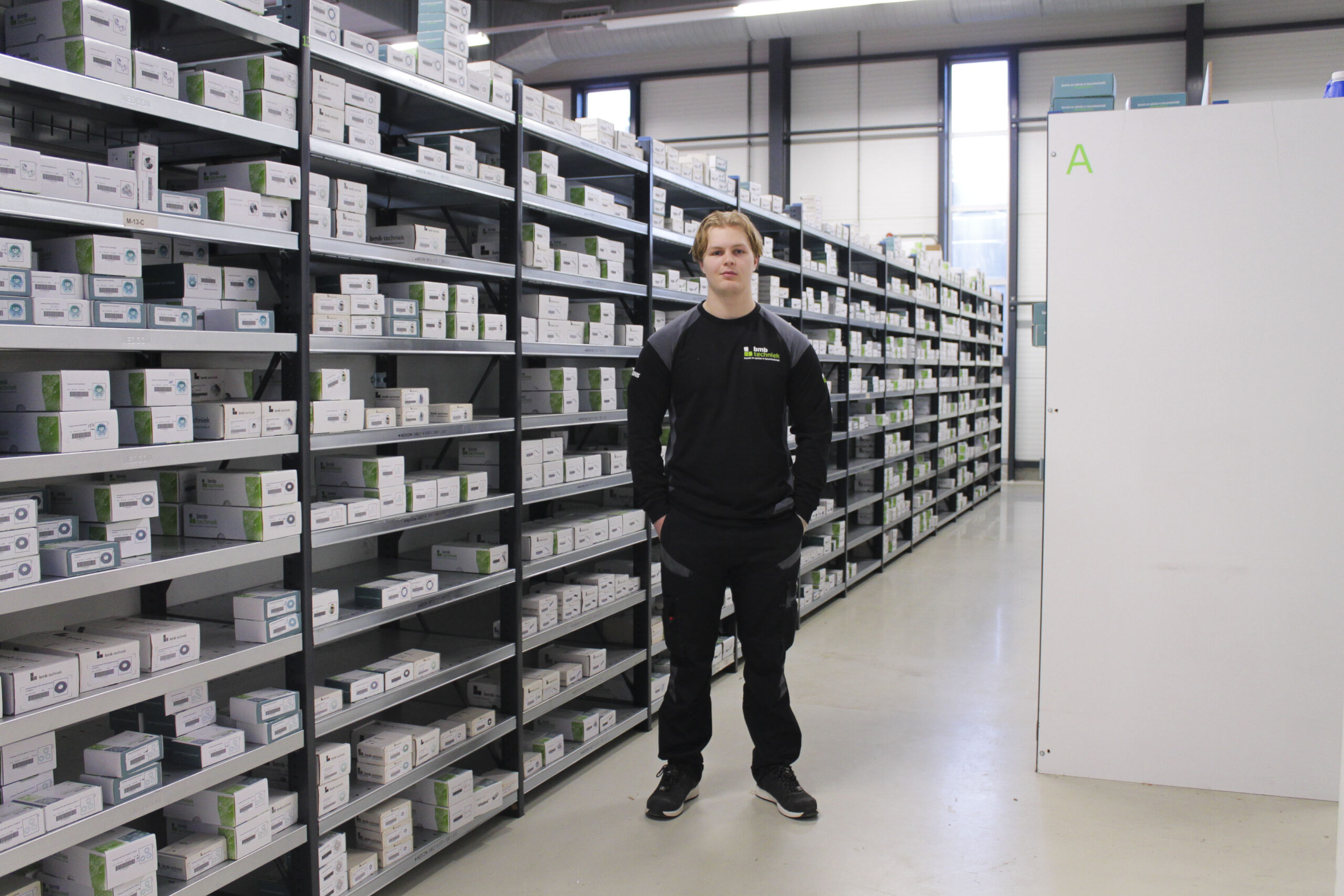 Collega Thijmen op de expeditie