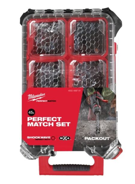 Milwaukee PACK OUT 45Dlg MX-4 hamerboren