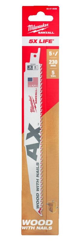 Reciprozaagblad the AX 230/5 3.2mm