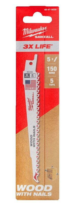 Reciprozaagblad the Ax 150/4.2mm. 5st.