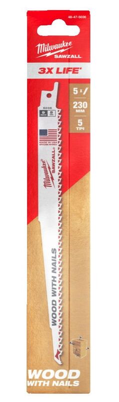 Reciprozaagblad the Ax 230/4.2mm. 5st