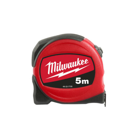 Milwaukee slimline rolbandmaat 5 mtr.