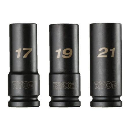 Ryobi RHDIS3PC 3-dlg diepe slagdoppenset