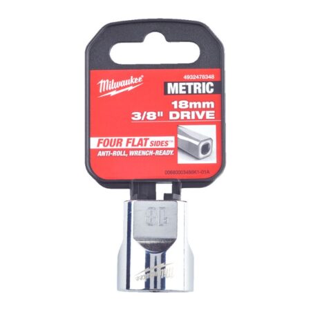 3/8" dop metrisch 18mm