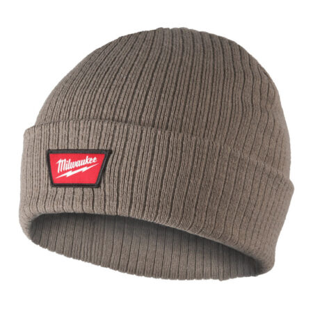 Milwaukee Beanie met omslag bruin