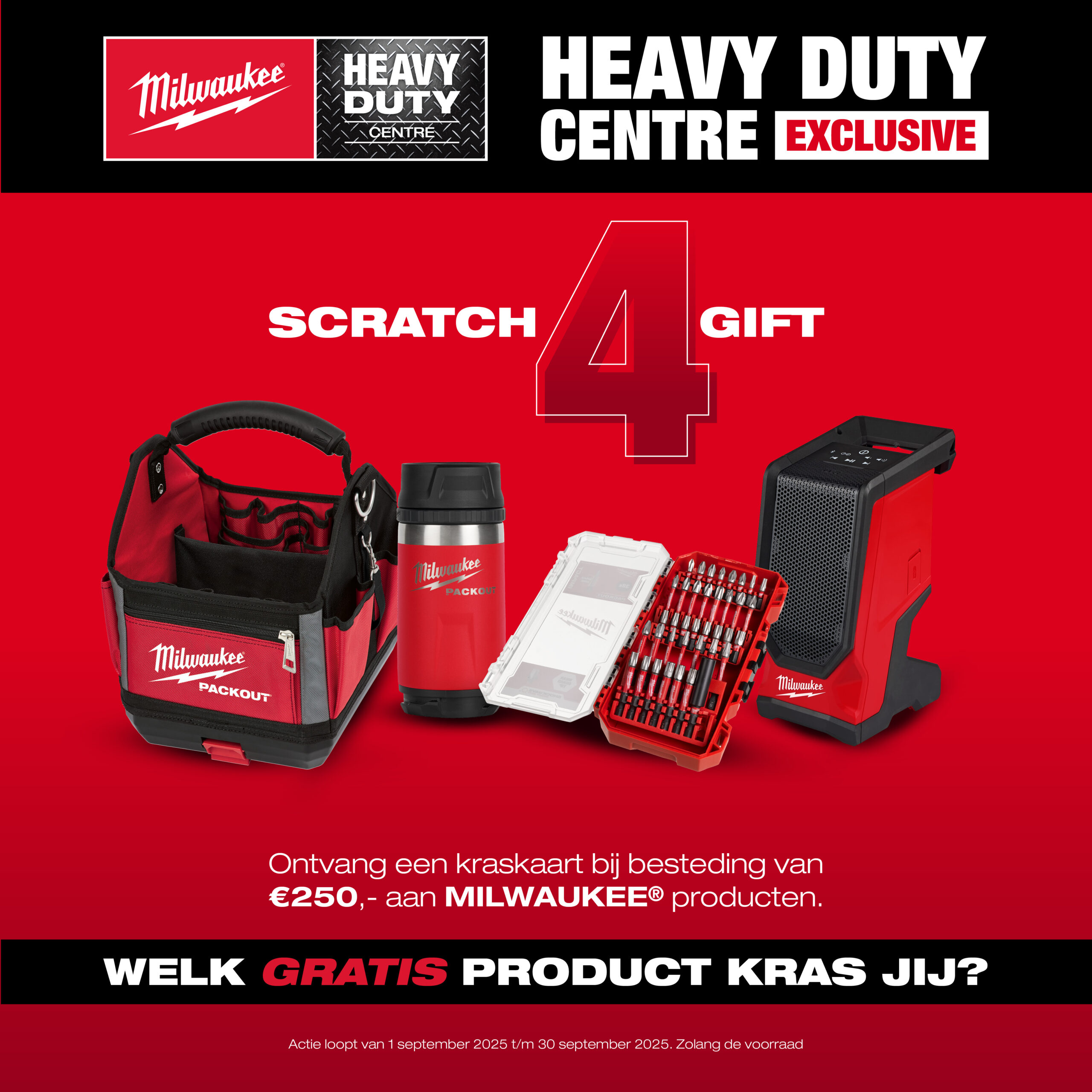 kras en win actie milwaukee